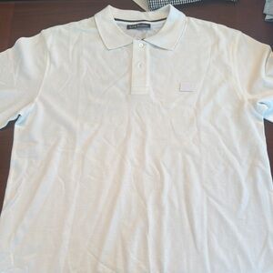 Acne White Polo Shirt xl good condition